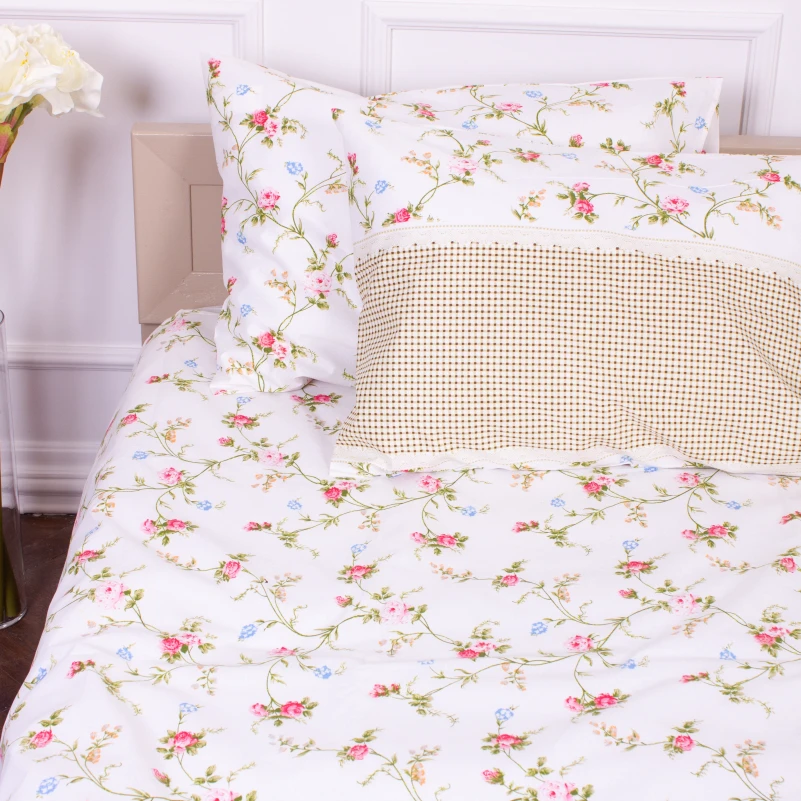 Комплект постельного белья Микрофибра принт 15-0181 Nancy  - 5