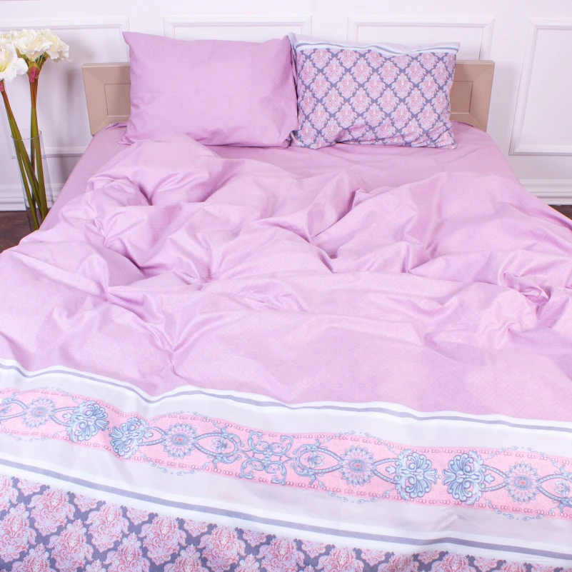 Комплект постельного белья Микрофибра принт 15-0261 Joan