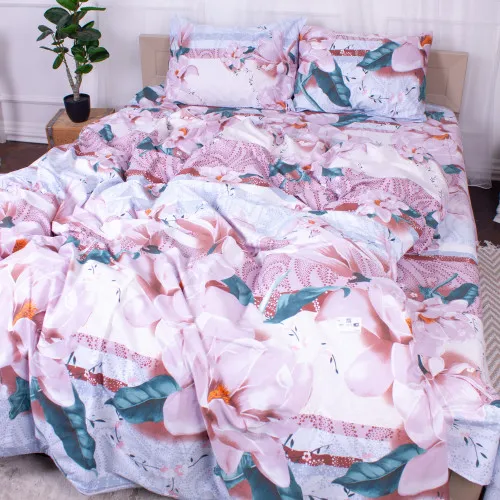 Комплект постельного белья Сатин 22-1284 Spring flowering - 2