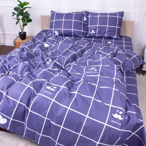 Комплект постельного белья Сатин 22-1268 Love - 2