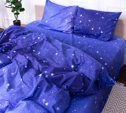 Простынь Сатин 22-1276 Starry sky - 2