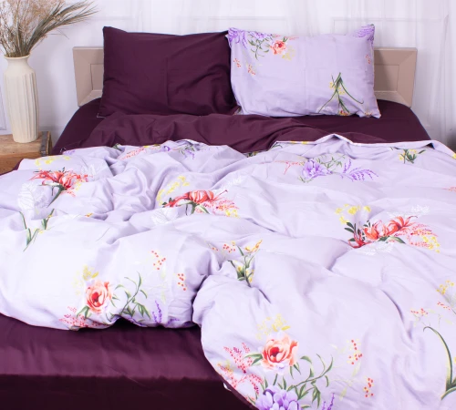 Комплект постельного белья Сатин 22-1249 Wild flower