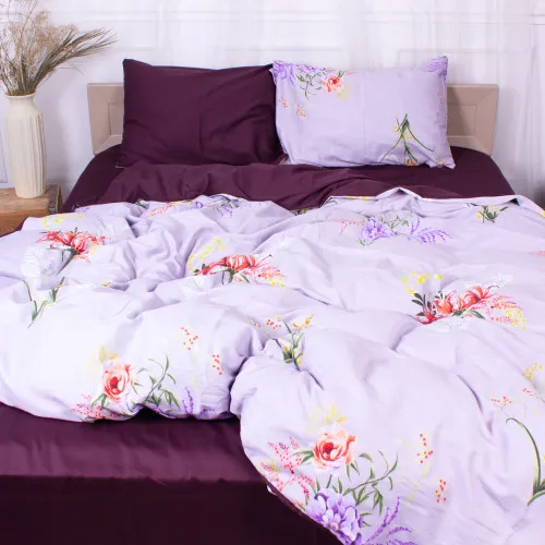 Комплект постельного белья Сатин 22-1249 Wild flower