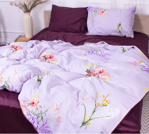 Комплект постельного белья Сатин 22-1249 Wild flower - 2