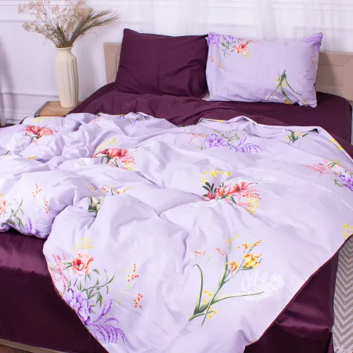 Комплект постельного белья Сатин 22-1249 Wild flower - 2