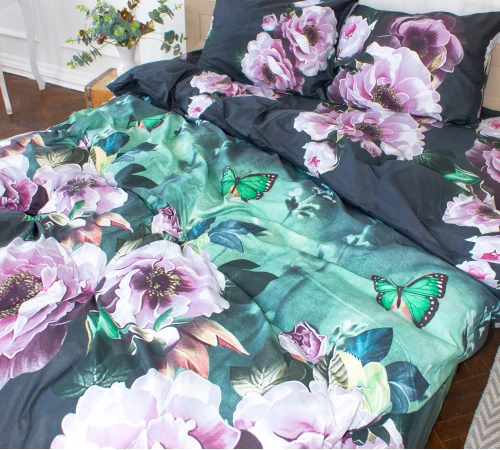 Простынь Сатин 22-1286 Wonderful flowers