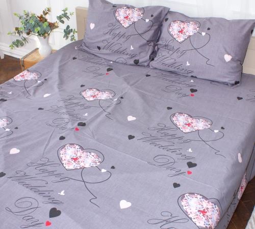 Простынь Сатин 22-1277 Happy day