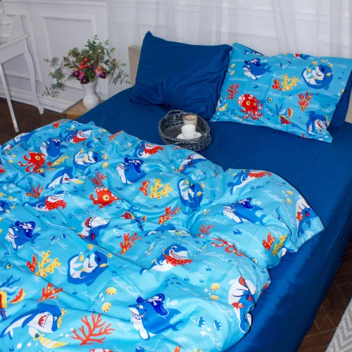 Простынь Сатин 22-1314 Cerulean - 2