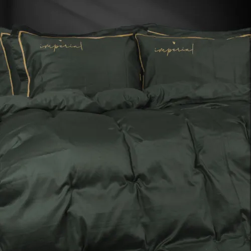 Комплект постельного белья Сатин Imperial Satin Emerald - 2
