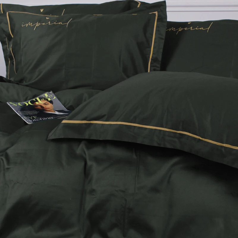  Комплект постільної білизни Сатин Imperial Satin Emerald - 5