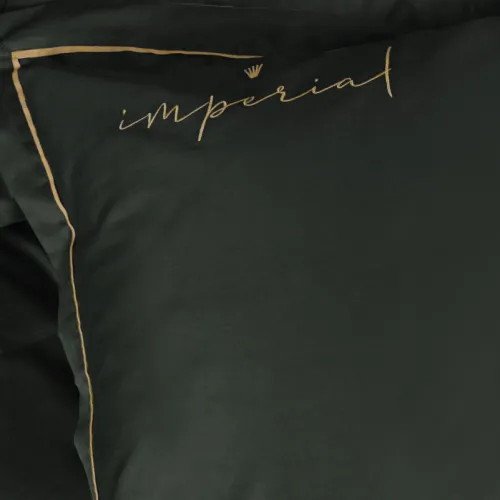 Простирадло на гумці Сатин Imperial Satin Emerald - висота 25 см - 4