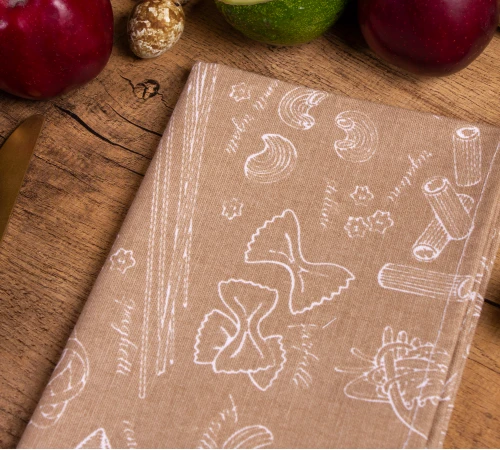 Рушник рогожа/полупанама №202 Brown paste - 2