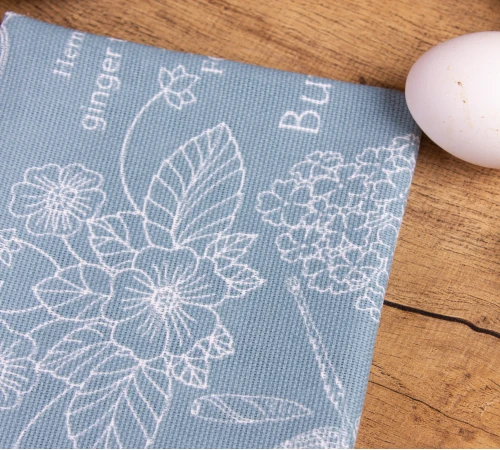 Рушник рогожа/полупанама №211 Green birds - 2