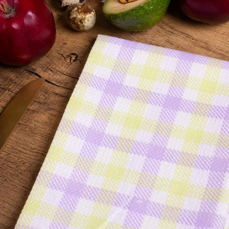 Полотенце вафельное №501 Waffle Salad cell - 1