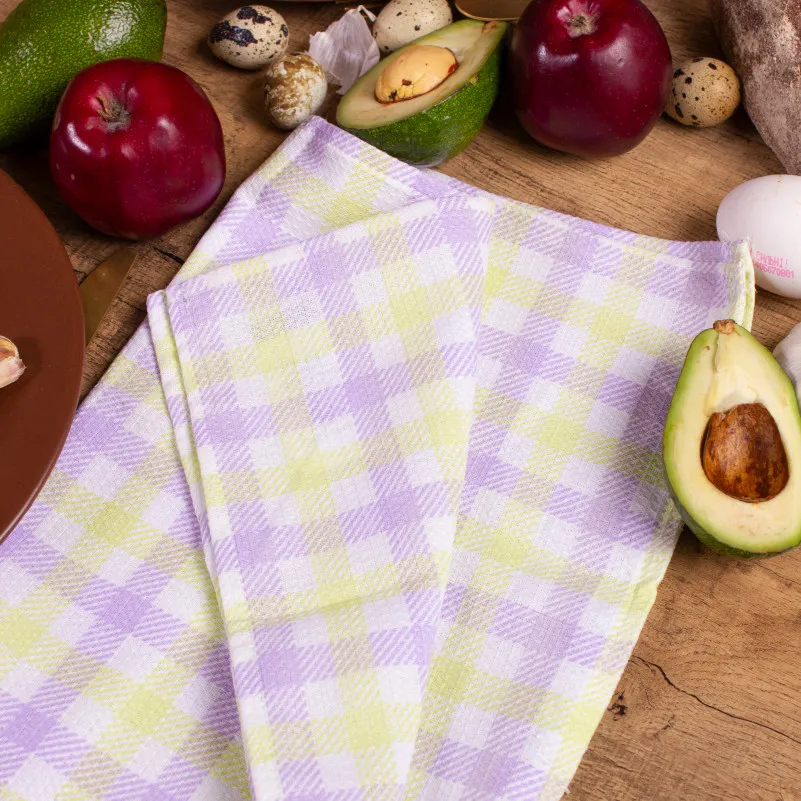 Полотенце вафельное №501 Waffle Salad cell - 2