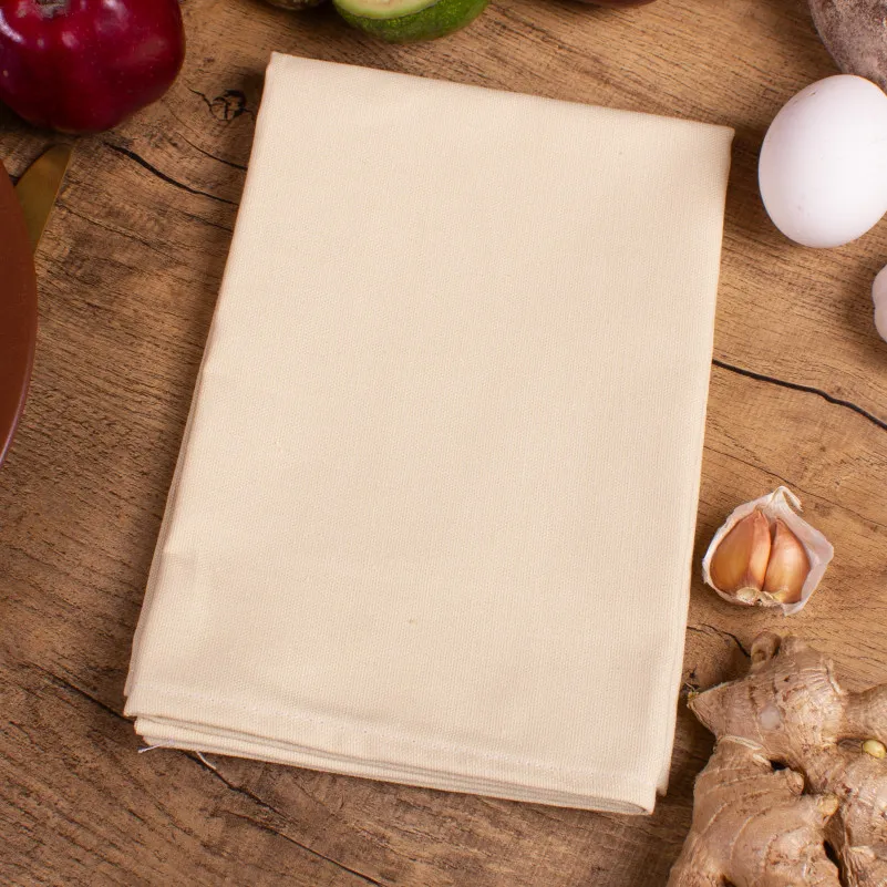 Полотенце рогожа/полупанама №204 Creamy