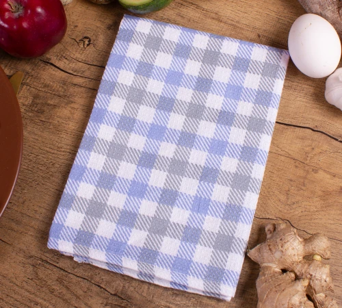 Полотенце вафельное №503 Waffle Blue cell