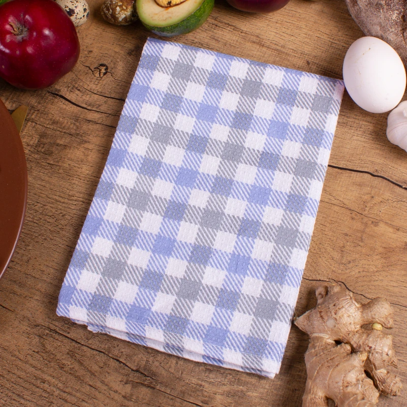 Полотенце вафельное №503 Waffle Blue cell