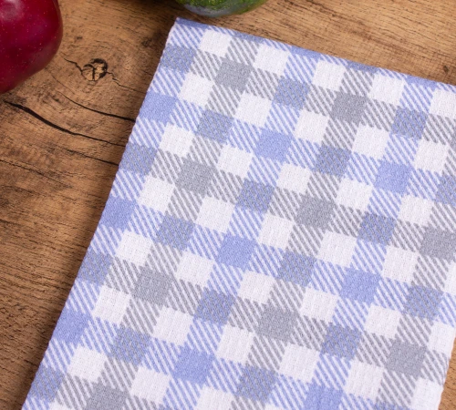 Полотенце вафельное №503 Waffle Blue cell - 2