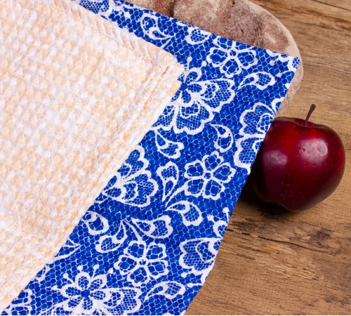 Набір вафельних рушників №603 - The tenderness of lace (2 шт.) - 2