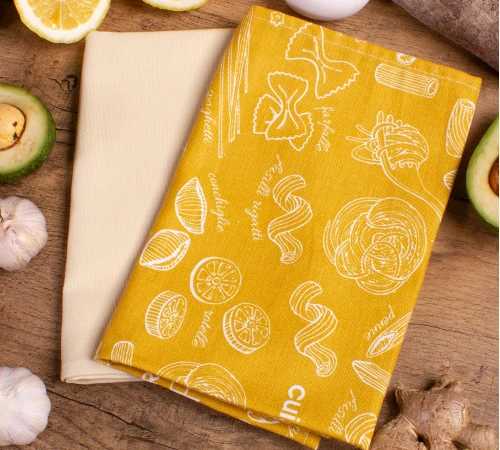 Набір рогожа/полупанама рушників №630 - Beige pasta (2 шт.)