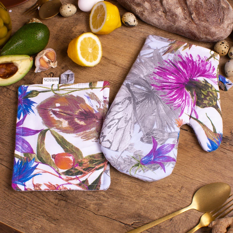 Набор №7009 (прихватка 1 шт., перчатка 1 шт.) Бязь