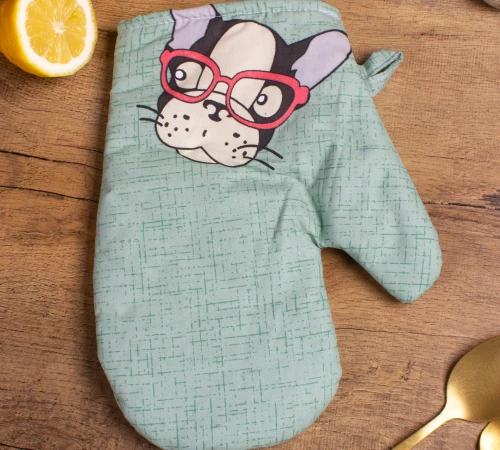 Набір №7006 (прихватка 1 шт., рукавиця 1 шт.) Бязь - 2