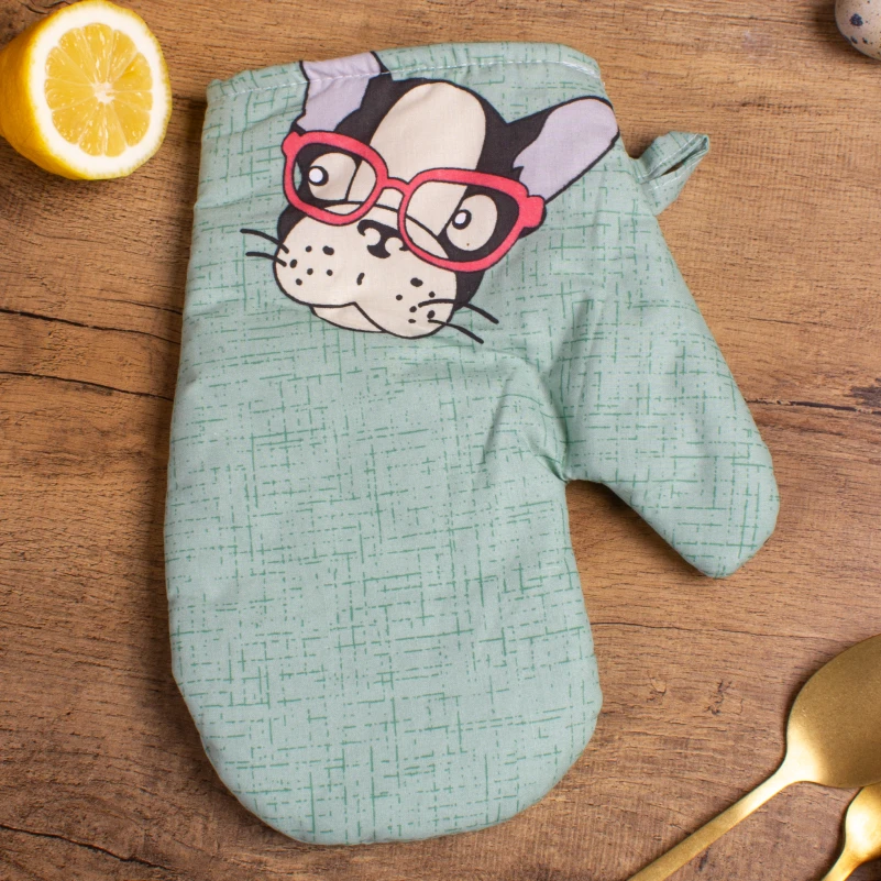 Набір №7006 (прихватка 1 шт., рукавиця 1 шт.) Бязь - 1