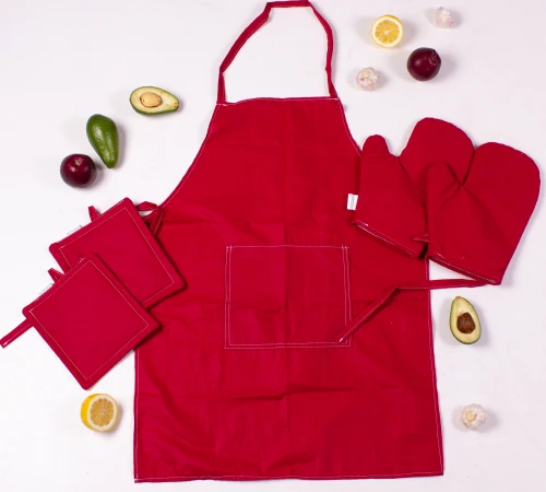 Набір 19-1655 Edmonda (прихватки 2 шт., рукавиці 2 шт., фартух 1 шт.)