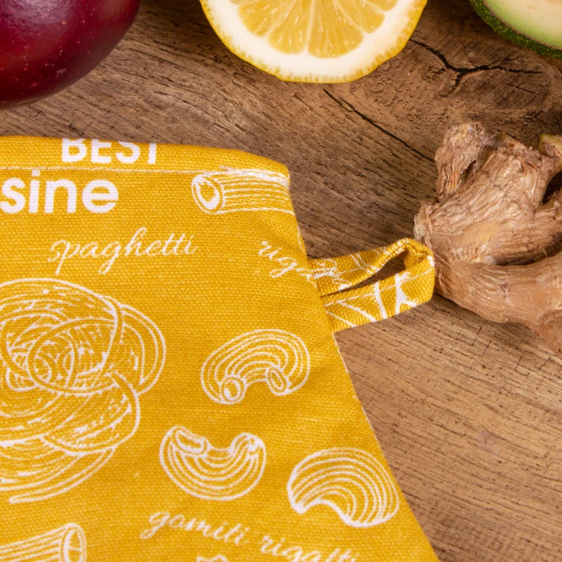 Рукавиця Рогожа/Полупанама №201 - Yellow paste - 1