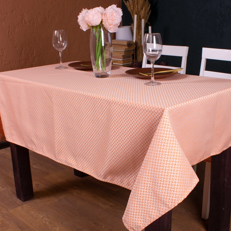 Скатерть Жаккард №302 - Jacquard orange
