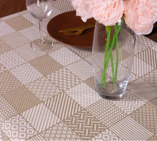 Скатерть Жаккард №301 - Jacquard olive - 2