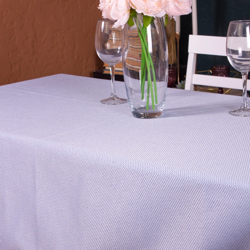 Скатерть Жаккард №303 - Jacquard blue - 2