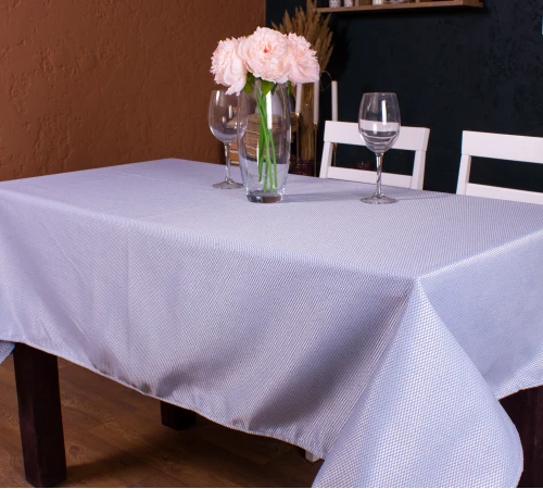 Скатертина Жаккард №303 - Jacquard blue