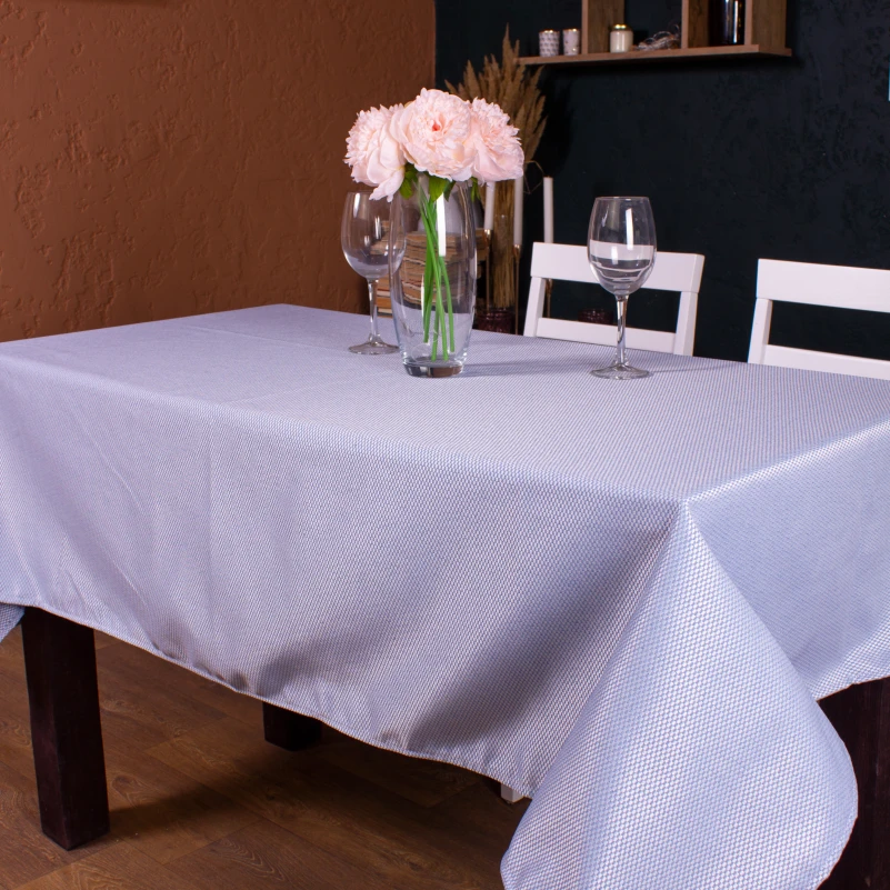 Скатерть Жаккард №303 - Jacquard blue