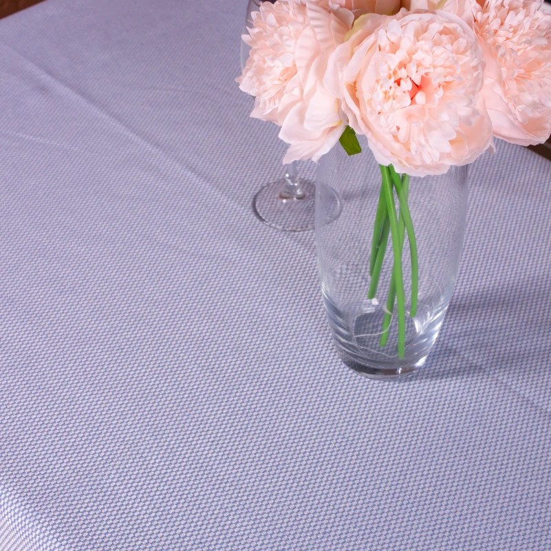 Скатерть Жаккард №303 - Jacquard blue - 1