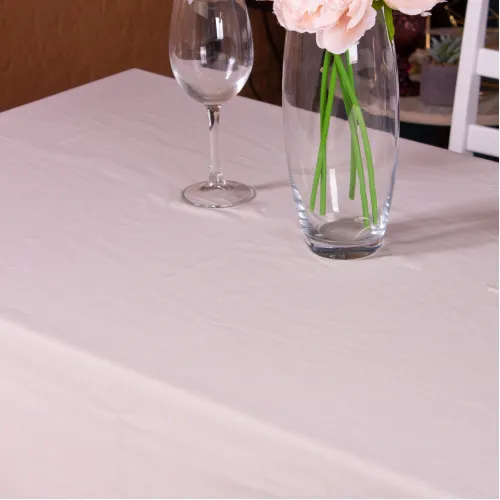 Скатерть Водонепроницаемая №403 - Satin Waterproof Light Gray - 3