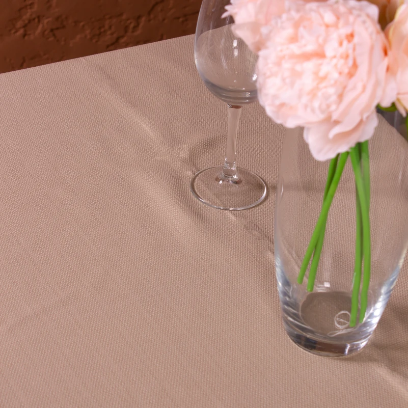 Скатертина Бавовна №002 - Beige Strong - 1