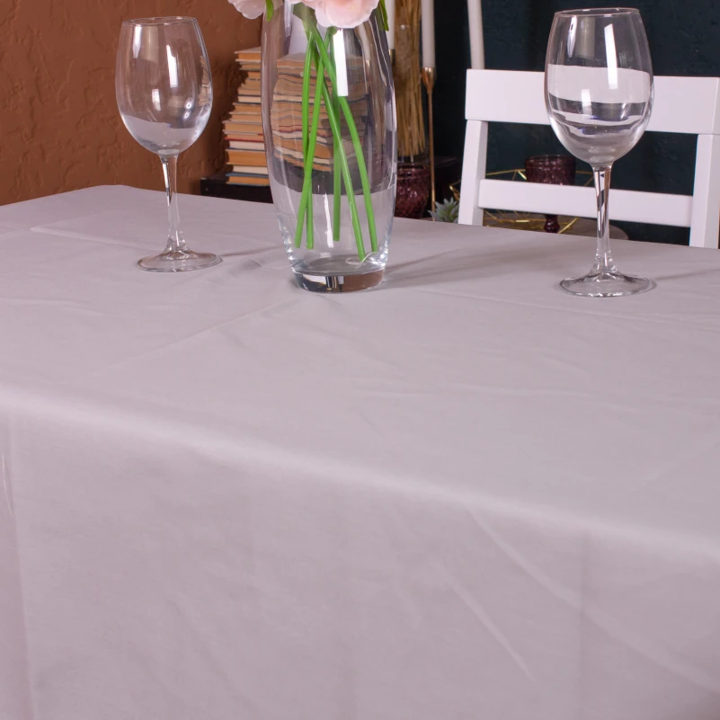 Скатерть Хлопок №001 - Light Gray Strong - 2