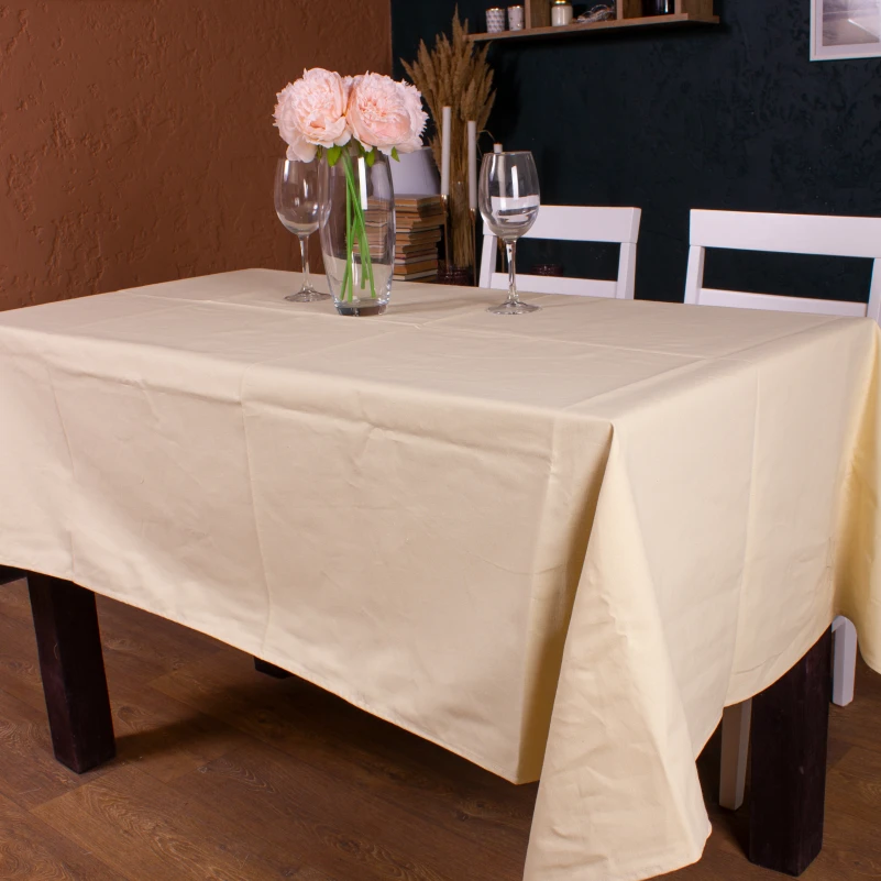 Скатерть Рогожа №204 - Creamy