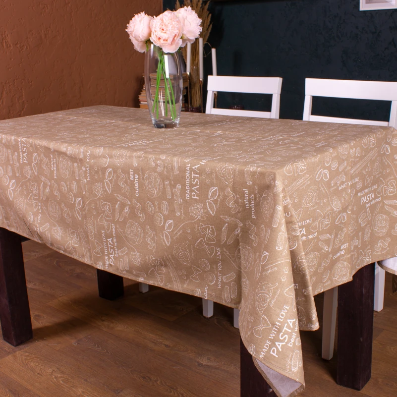 Скатерть Рогожа №202 - Brown paste