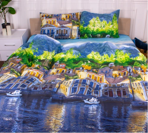 Комплект постельного белья Микрофибра принт 15-0354 Venus