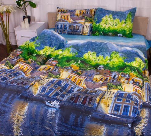 Комплект постельного белья Микрофибра принт 15-0354 Venus - 2