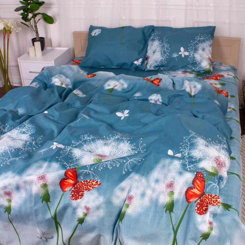 Комплект постельного белья Микрофибра принт 15-0349 Hera - 1