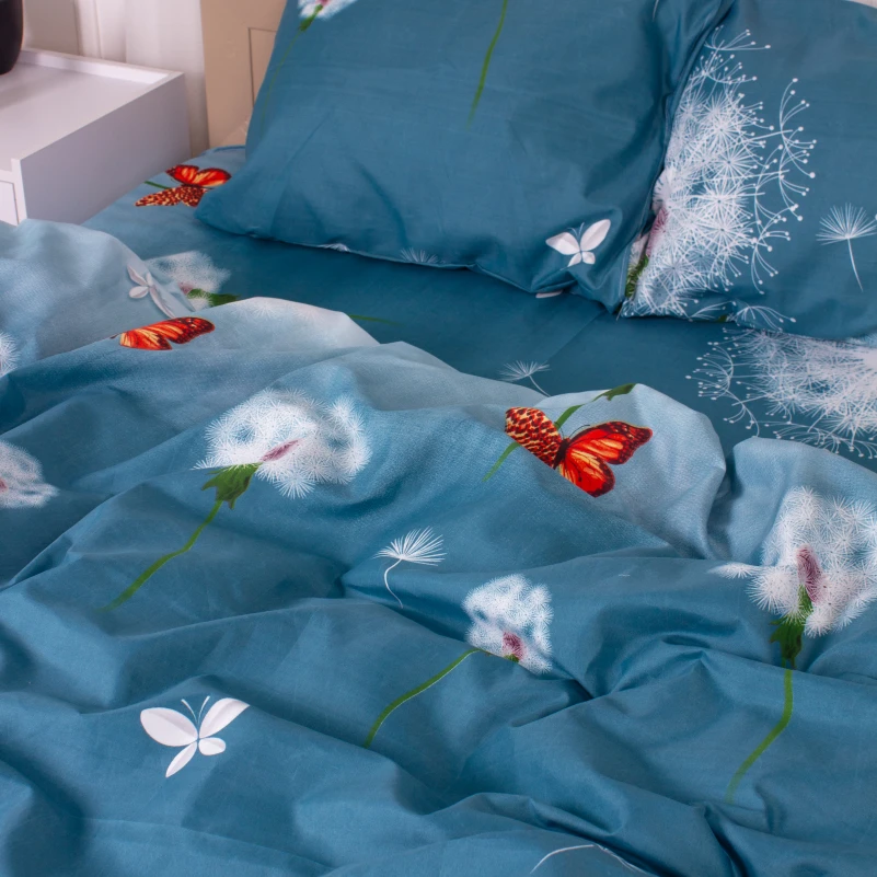 Комплект постельного белья Микрофибра принт 15-0349 Hera - 4