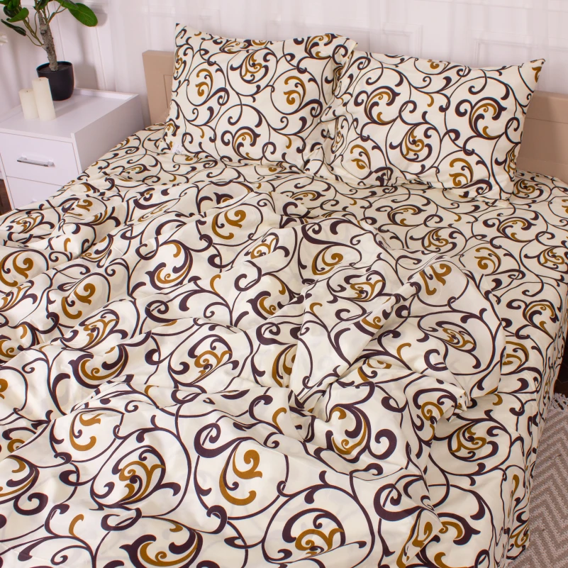 Комплект постельного белья Микрофибра принт 15-0352 Neptune - 4