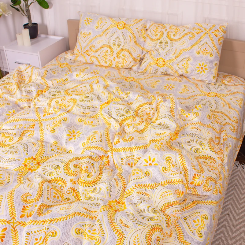 Комплект постільної білизни Мікрофібра принт 15-0351 Poseidon - 2