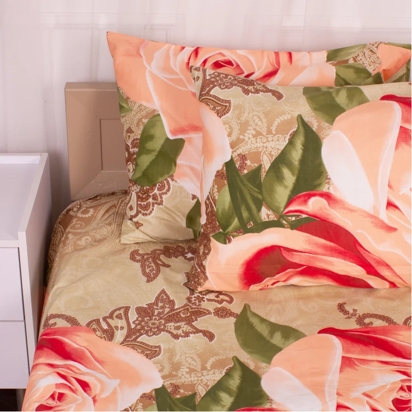 Комплект постельного белья Микрофибра принт 15-0365 Hermes - 5