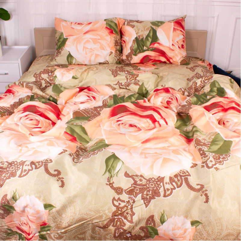 Комплект постельного белья Микрофибра принт 15-0365 Hermes