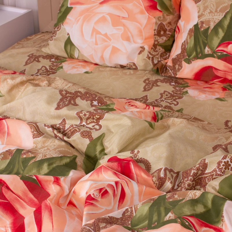 Комплект постельного белья Микрофибра принт 15-0365 Hermes - 4